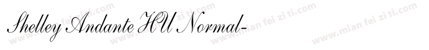 Shelley Andante HU Normal字体转换